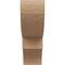 Ekena Millwork 2in. W x 6in. H x 16in. L Ridgewood Woodgrain TimberThane Rafter Tail, Primed Tan RFTUR02X06X16RIDRCPR - alternate 3